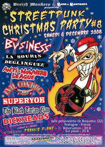 Streetpunk Christmas Party #8 à Boquého le 06/12/2008