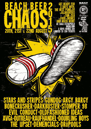 Affiche du Beach beer chaos festival