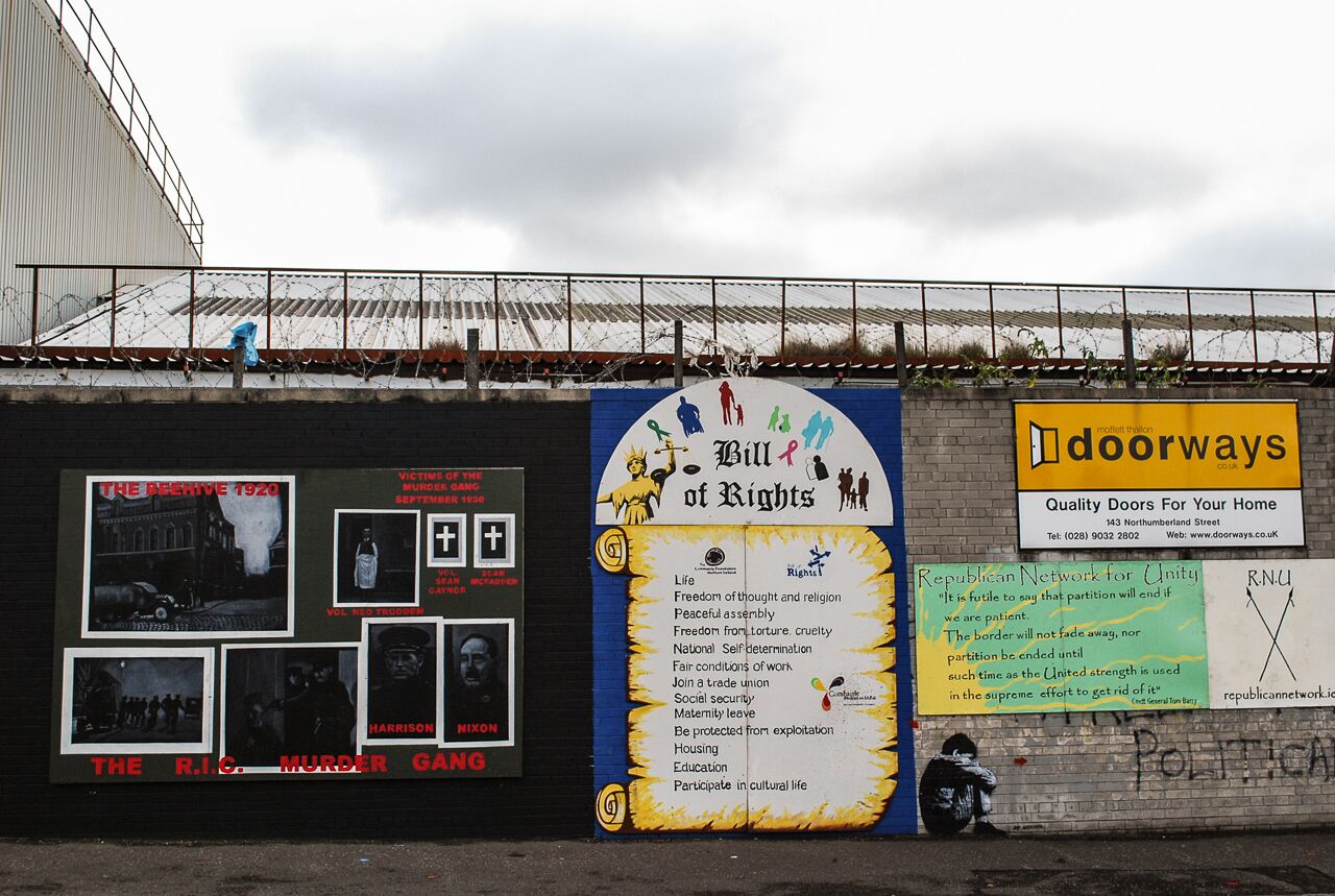 Photographies de street artà Belfast