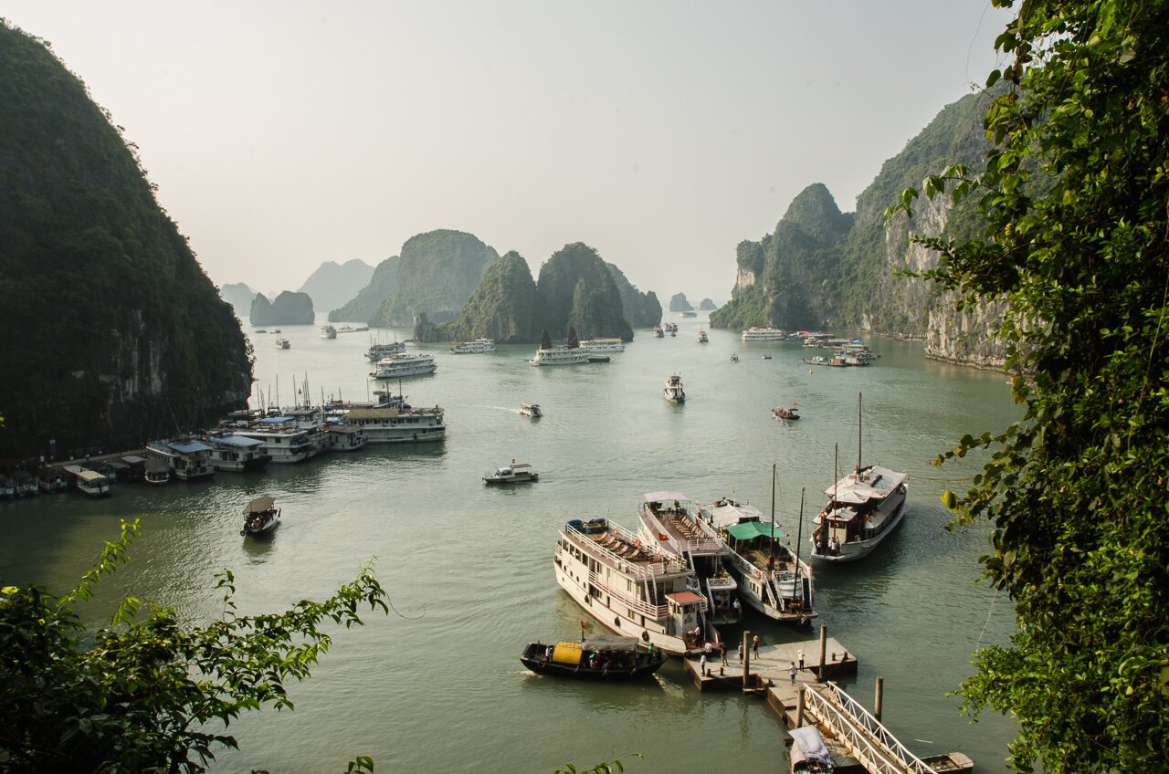 Photographies de la Baie de Ha Long au Vietnam